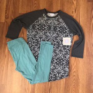 NWT Lularoe Randy Outfit With Matching Leggings